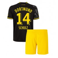 Borussia Dortmund Nico Schulz #14 Fotballklær Bortedraktsett Barn 2022-23 Kortermet (+ korte bukser)